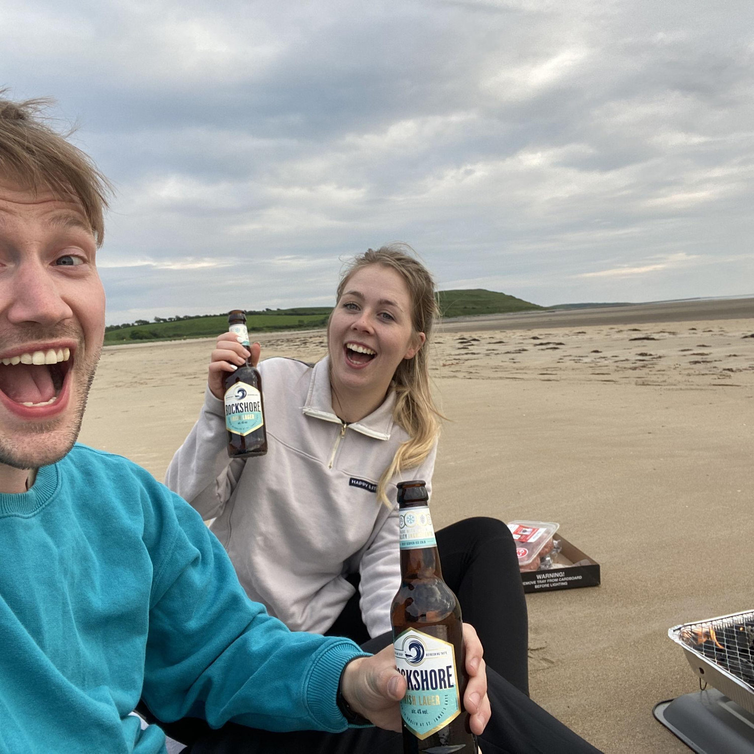 This was one of Fearghal's favourite birthdays. Mid covid - bbq on Murvagh Beach.