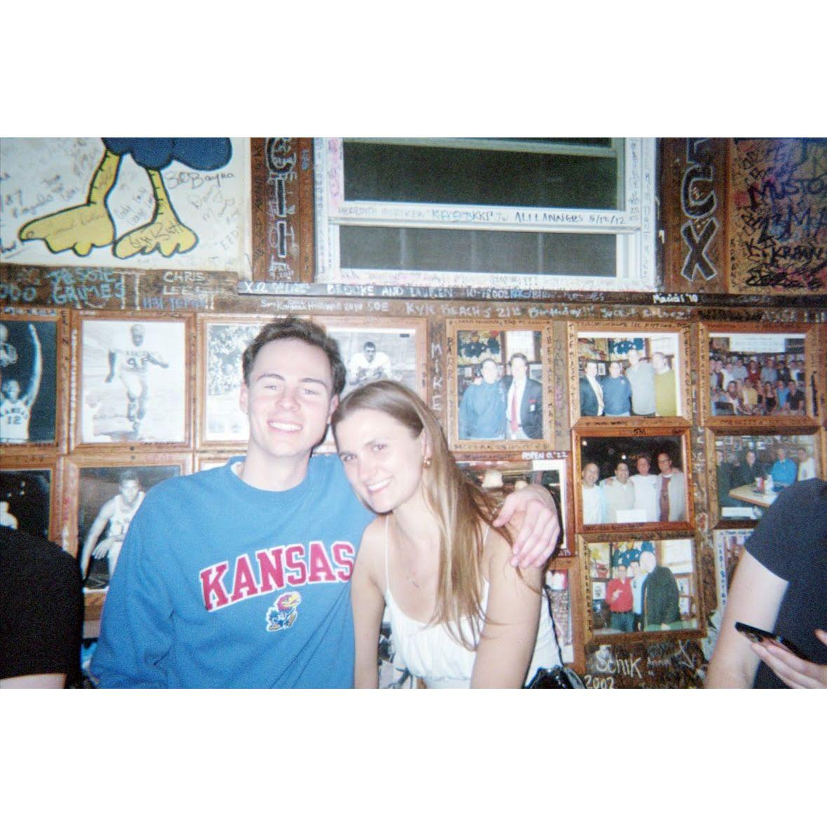 May 2024 - At one of our favorite spots at KU, the Wheel