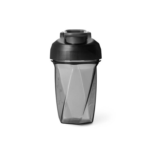 YETI Yonder Helimix Vortex Blender Shaker Bottle Holds up to 20oz | No Blending Ball or Whisk | USA Made | Portable Pre Workout Whey Protein Drink Shaker Cup | Dishwasher Safe, Charcoal