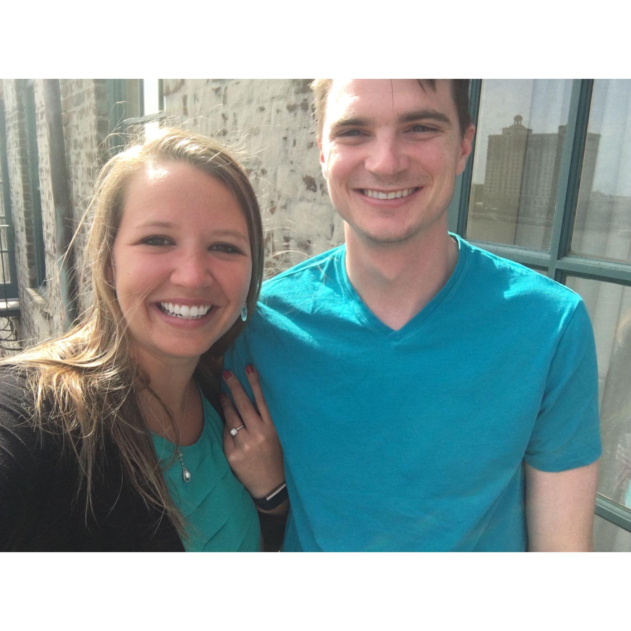 Engaged in Savannah, GA 2018