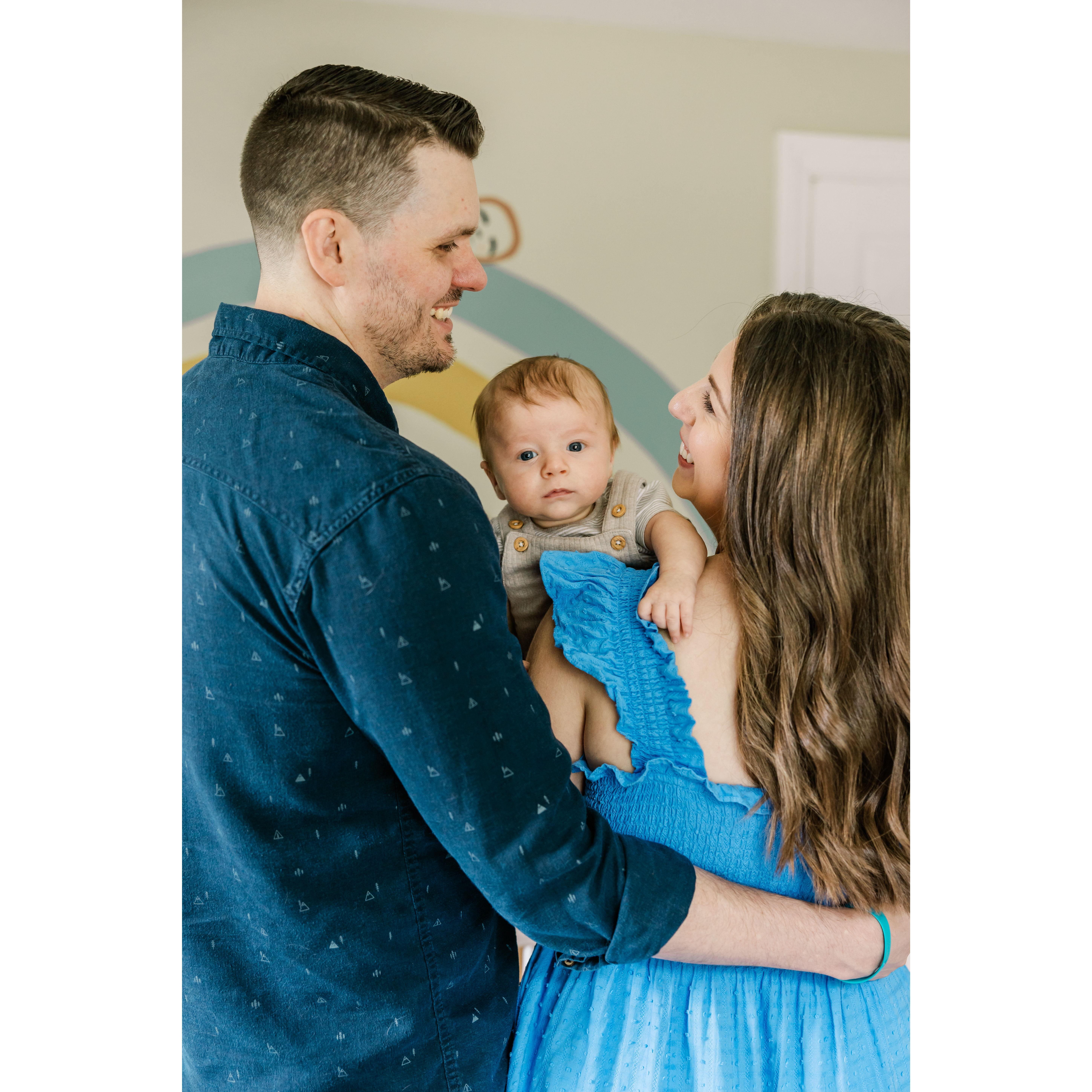 Newborn photos with Lizzie
