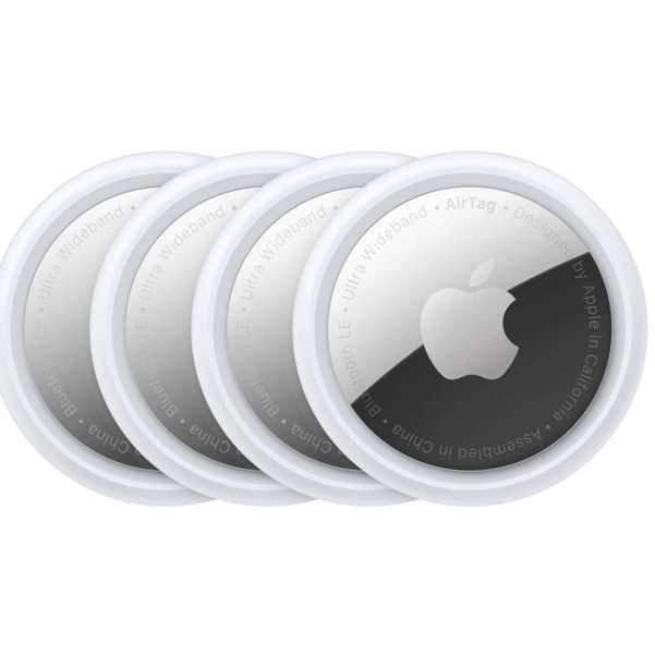 Apple - AirTag (4-Pack) (1st Generation) - 2021 - Silver
