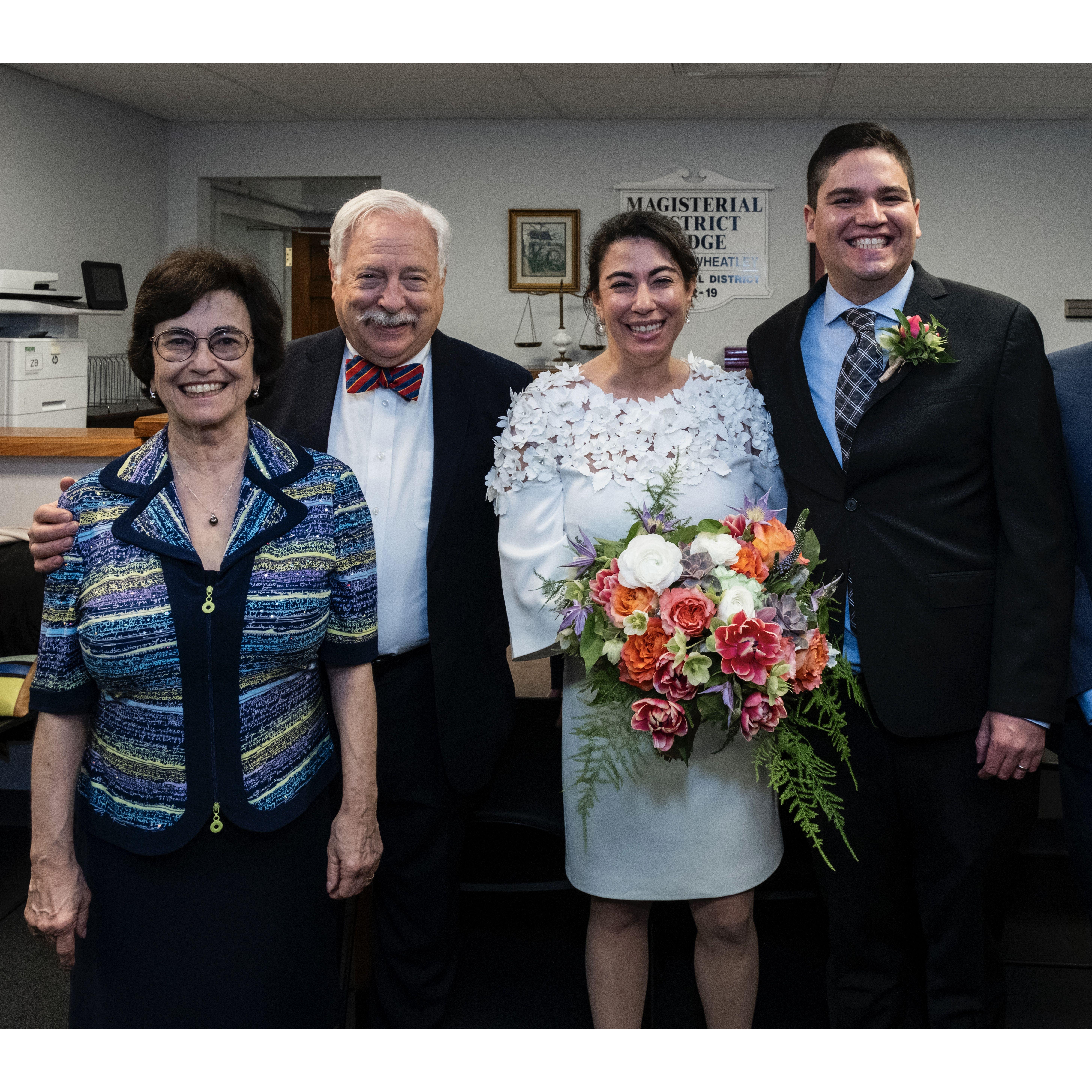 Our courthouse wedding, April 2, 2024