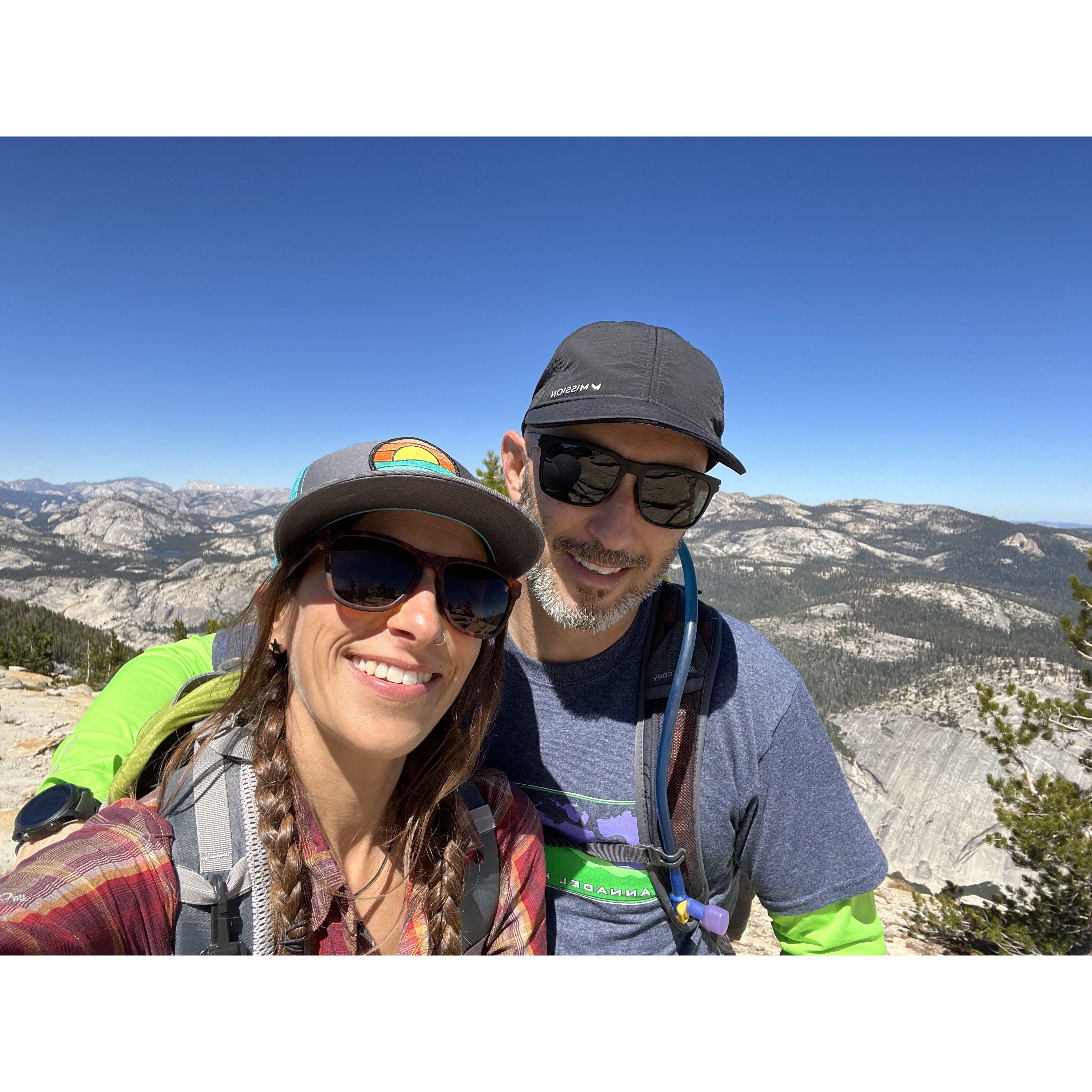 Our first trip and first epic adventure together: hiking Cloud's Rest