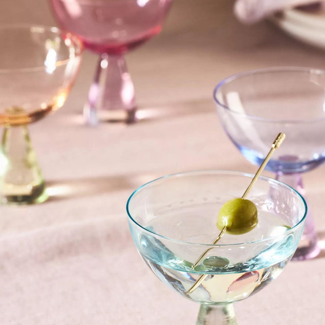 Ramona Coupe Glasses, Set of 4 - Multi, Standard, Set Of 4