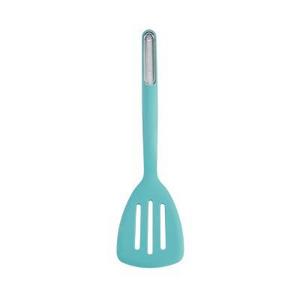 KitchenAid Silicone Slotted Turner Spatula Aqua Sky