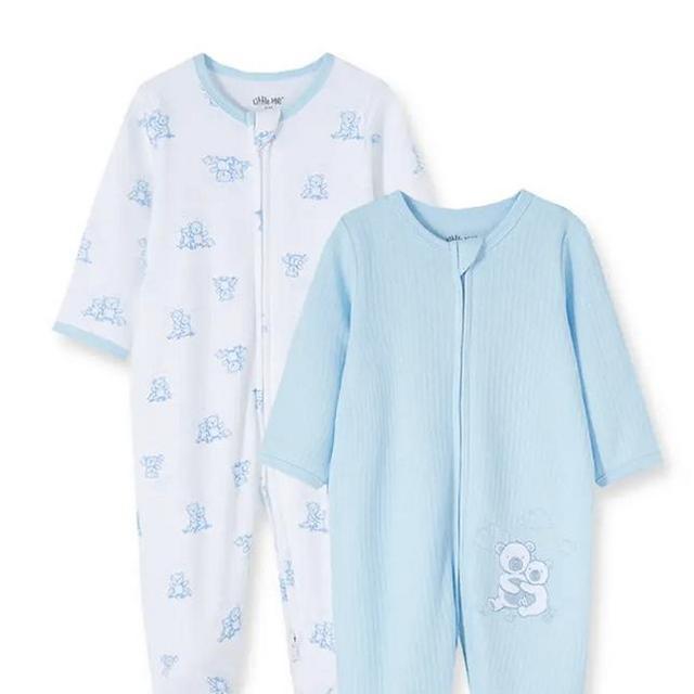 Little Me Bears 2 Pack Footie