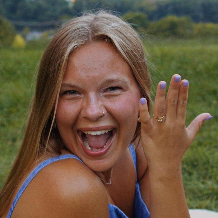 The day we got engaged! August 17, 2024, Libby Hill Park