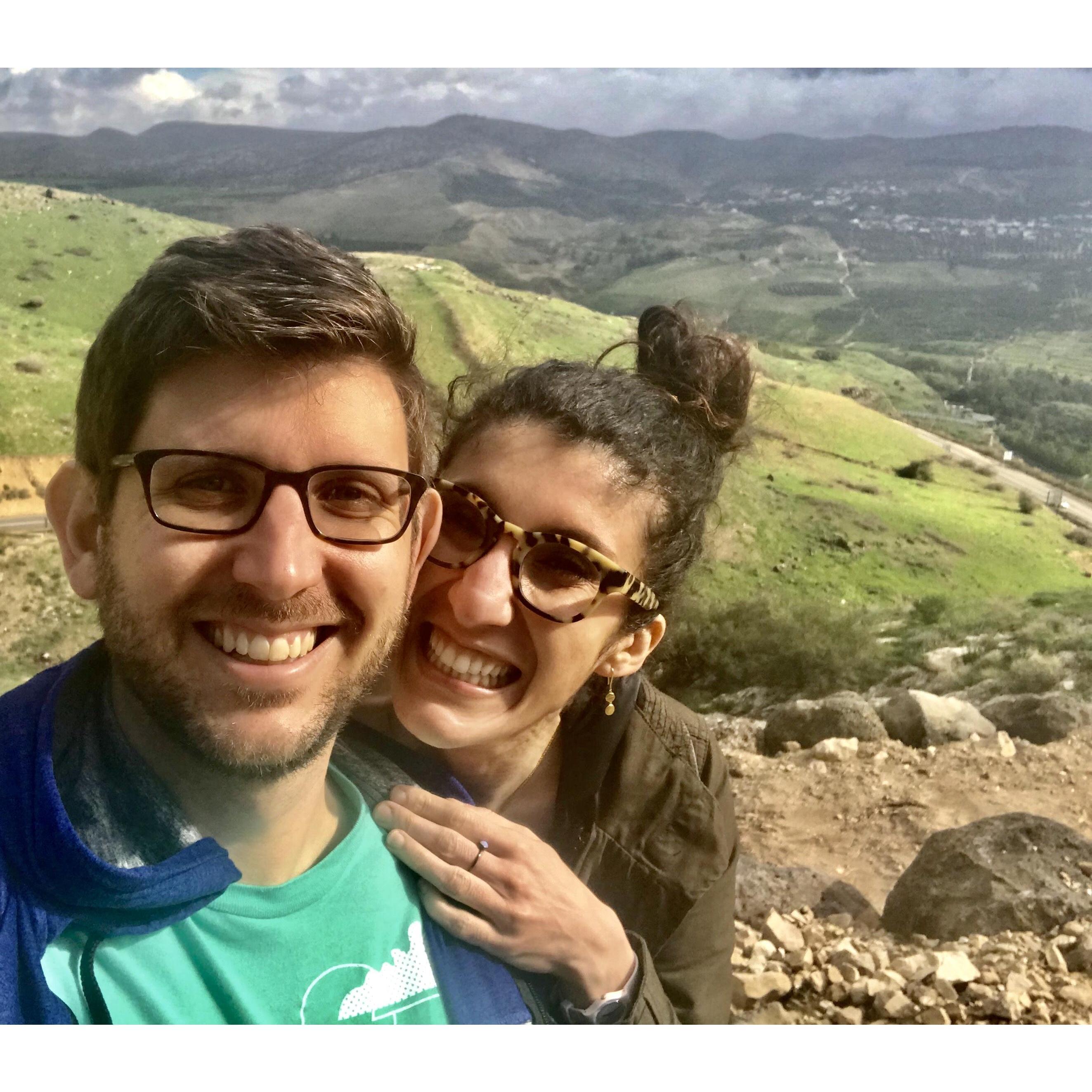 In the Golan Heights