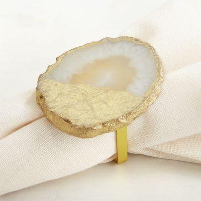 Gilded Gem Napkin Ring