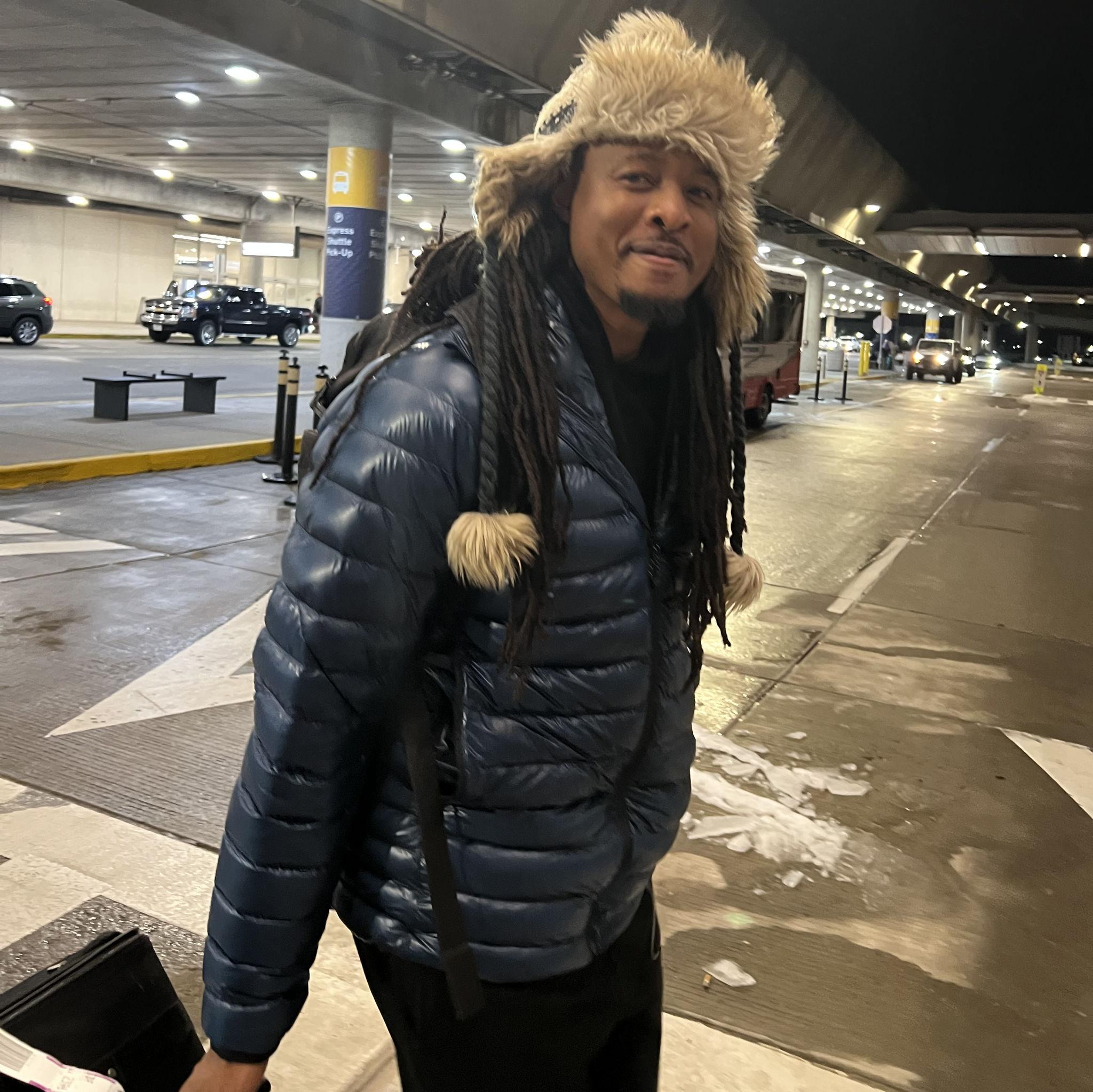 T's first time in KY for the winter!