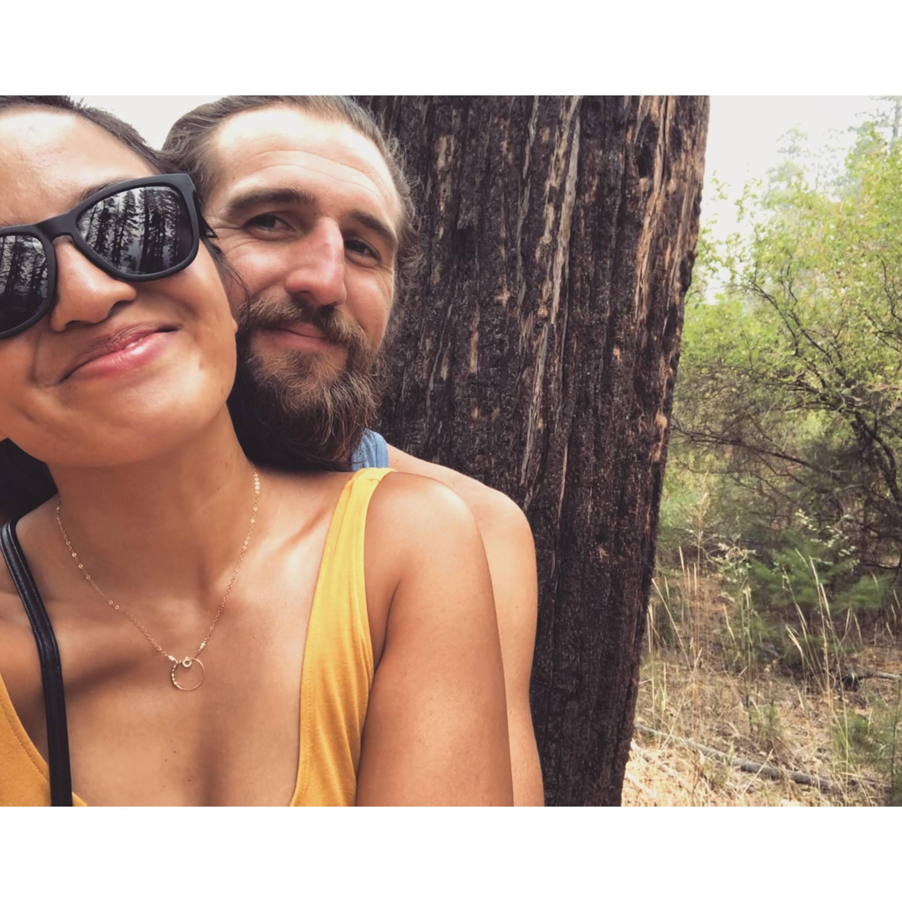 Our magical Yosemite trip during the pandemic.  No crowds and officially a couple <3