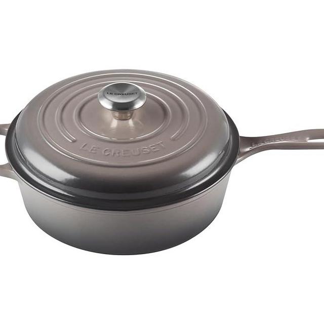Le Creuset Enameled Cast Iron Signature Cassadou, 3.75qt., Oyster
