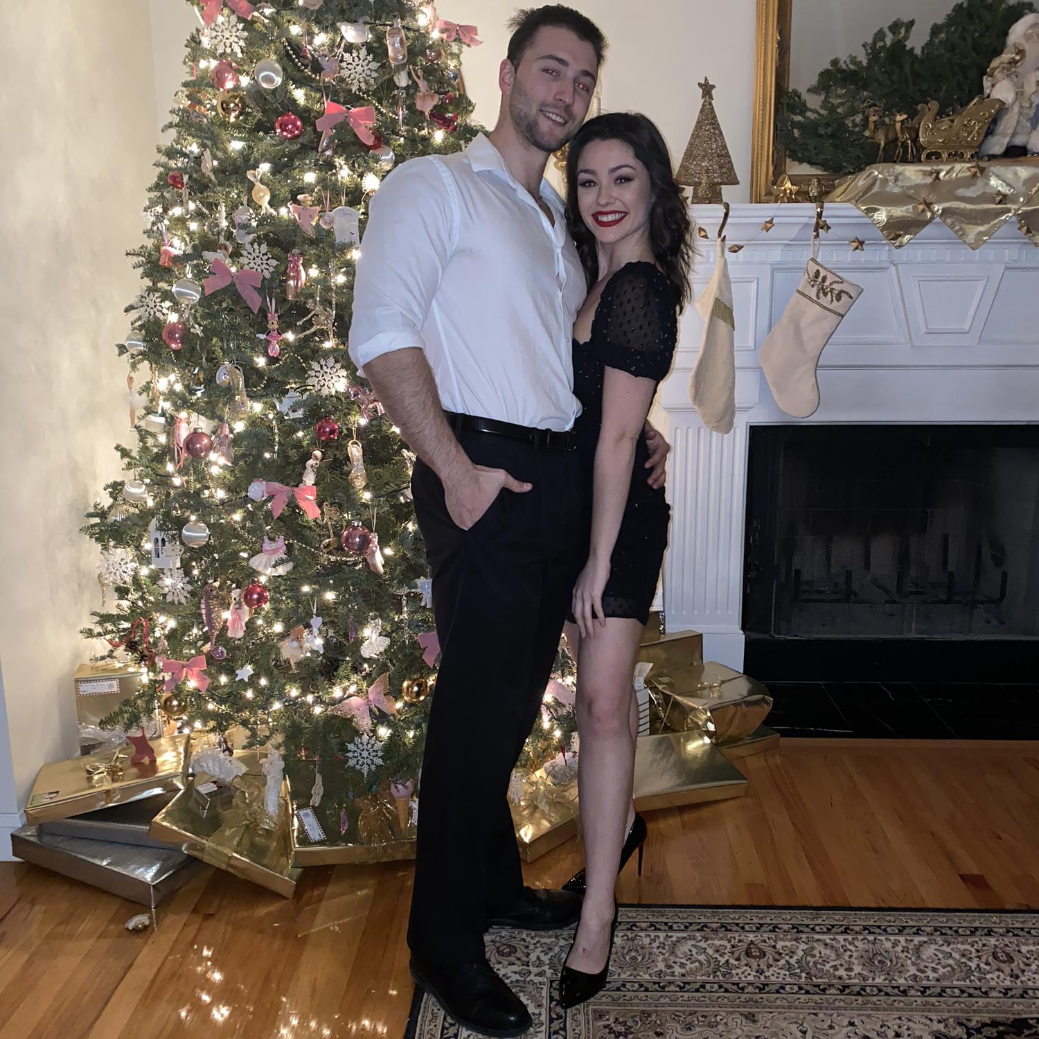Our first Christmas together.