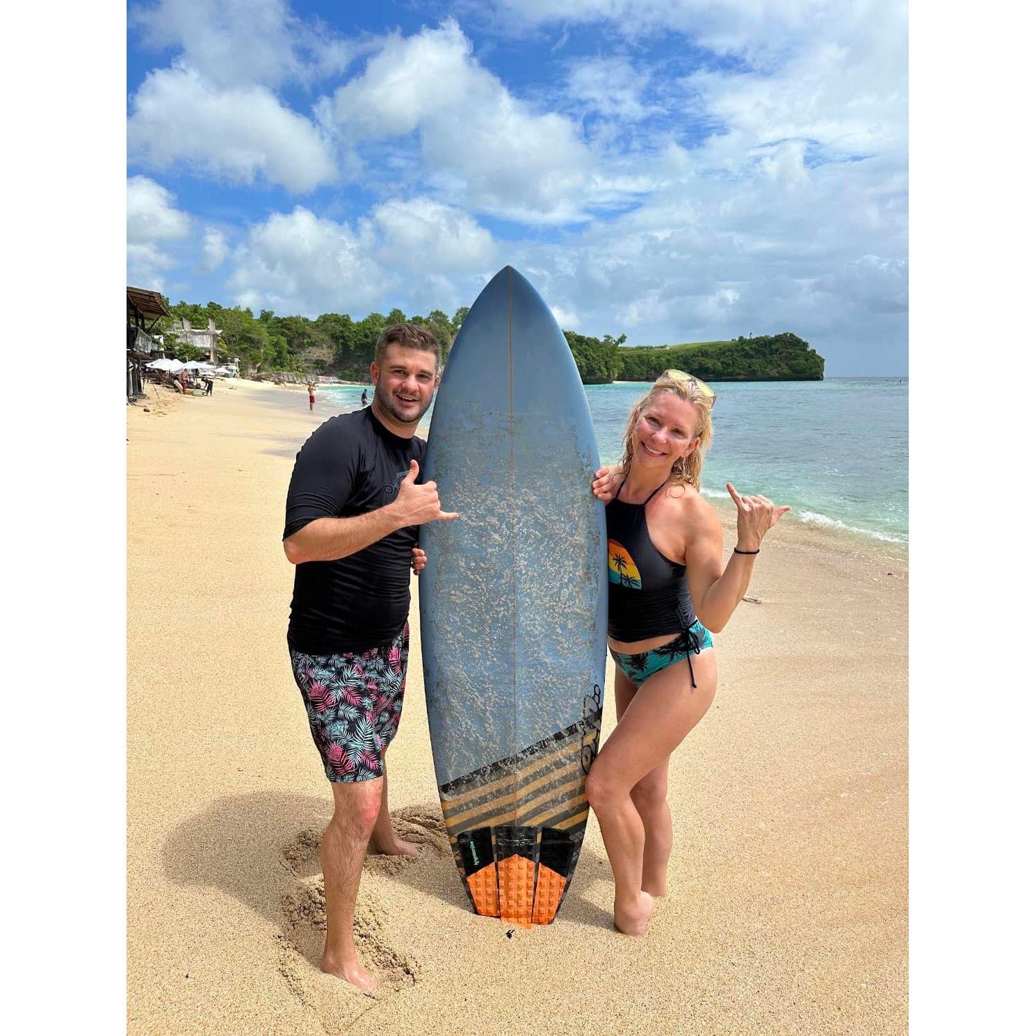Surfing in Bali!