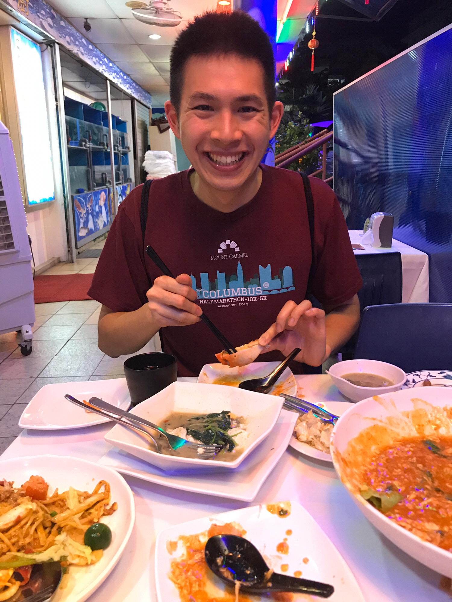 Singapore // spicy chili crab!