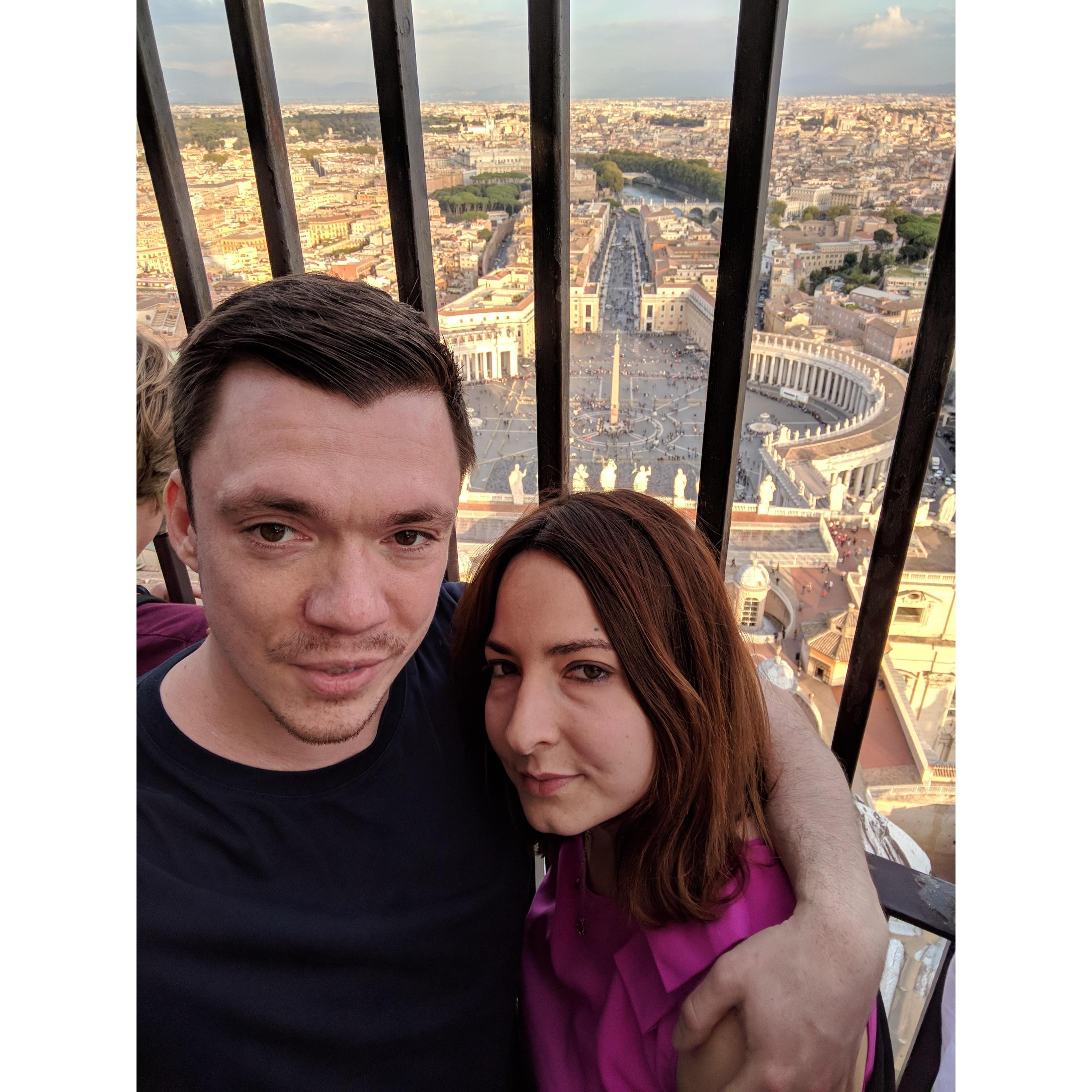 Vatican in our favourite city; Rome 🍕!