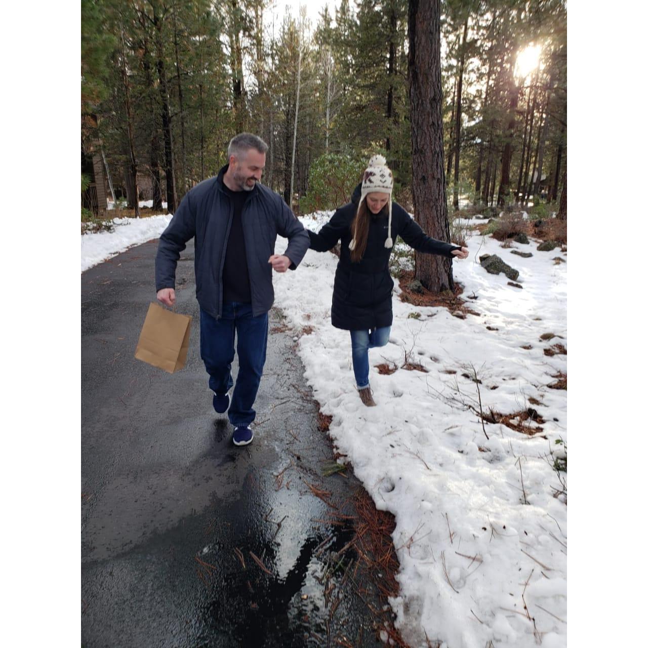 On this beautiful day in Sunriver, we "officially" became a couple.