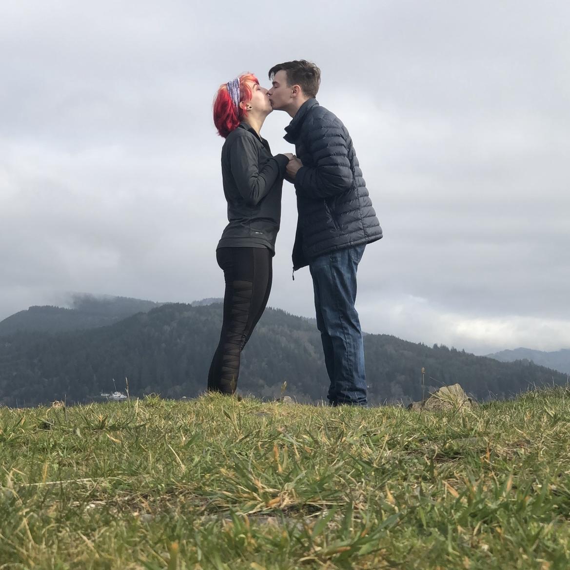 First anniversary!  We hiked Bayocean Peninsula.