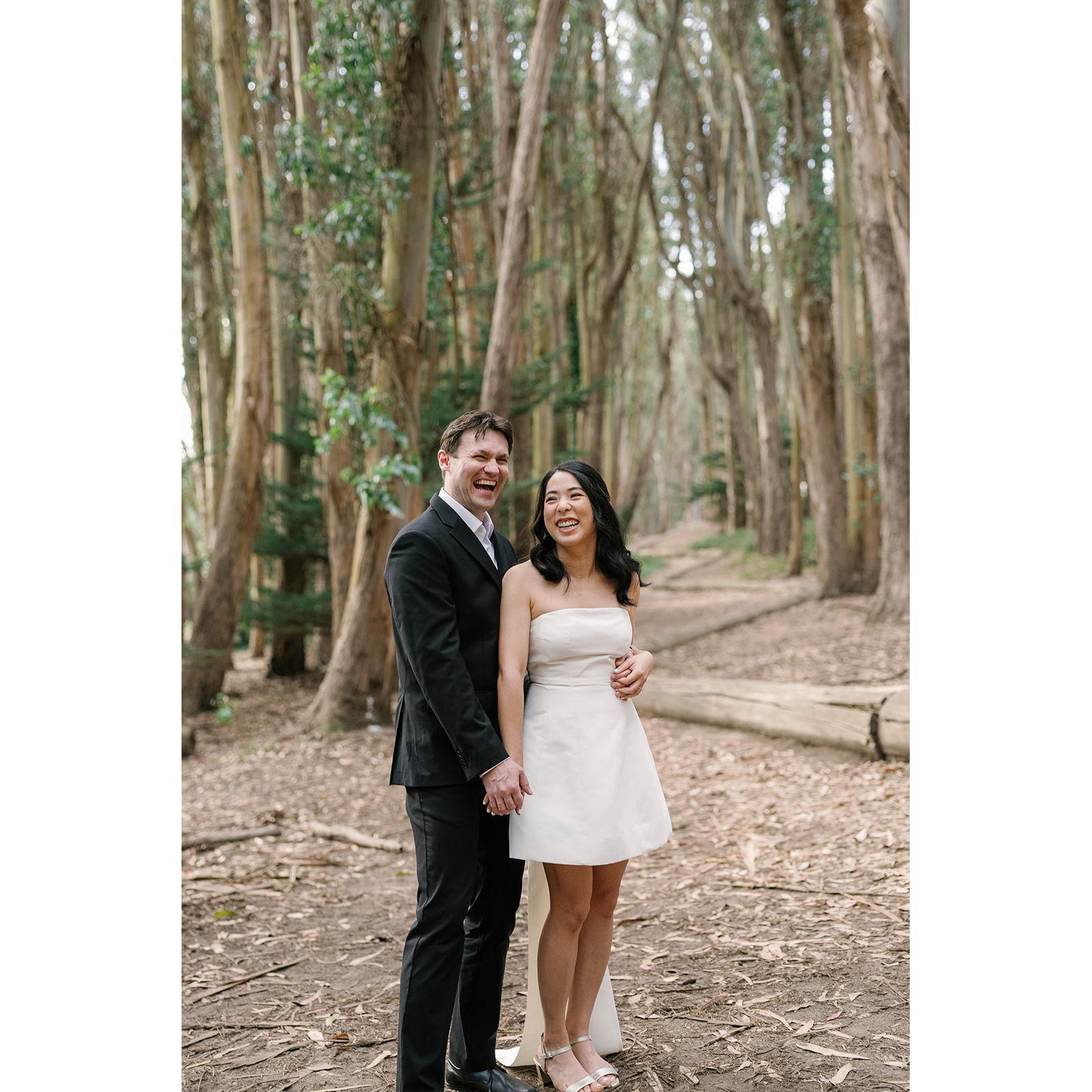 At Lover's Lane in the Presidio. Photo by Zha Zha Photography.