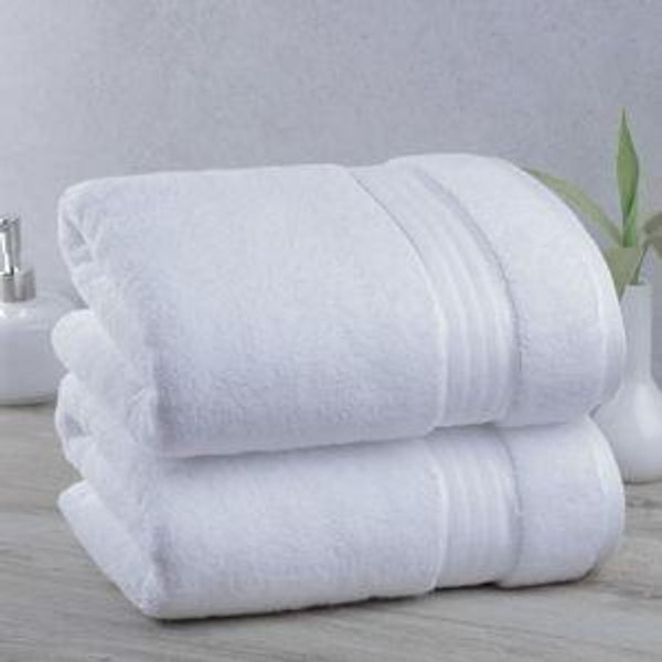 Purely Indulgent 100% Egyptian Cotton Towel Set - white