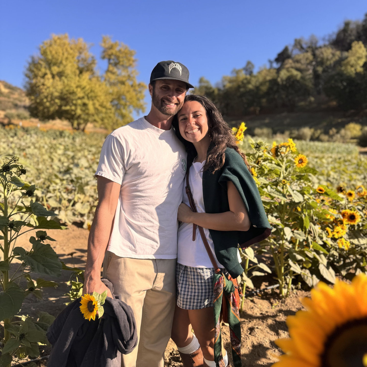 We first said "I love you" for the first time later this day. It was a day filled with apple picking with family!
