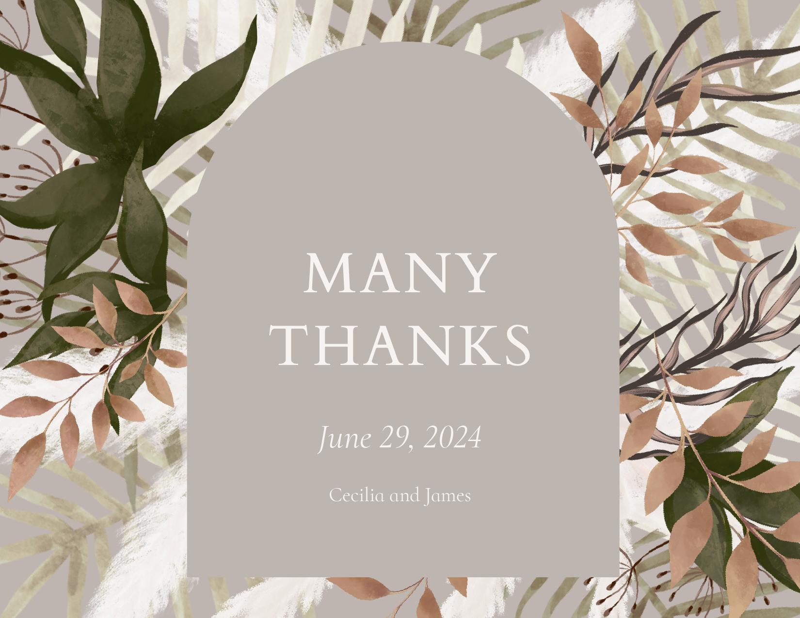 Segovia Landscape | White | Zola Thank You Cards