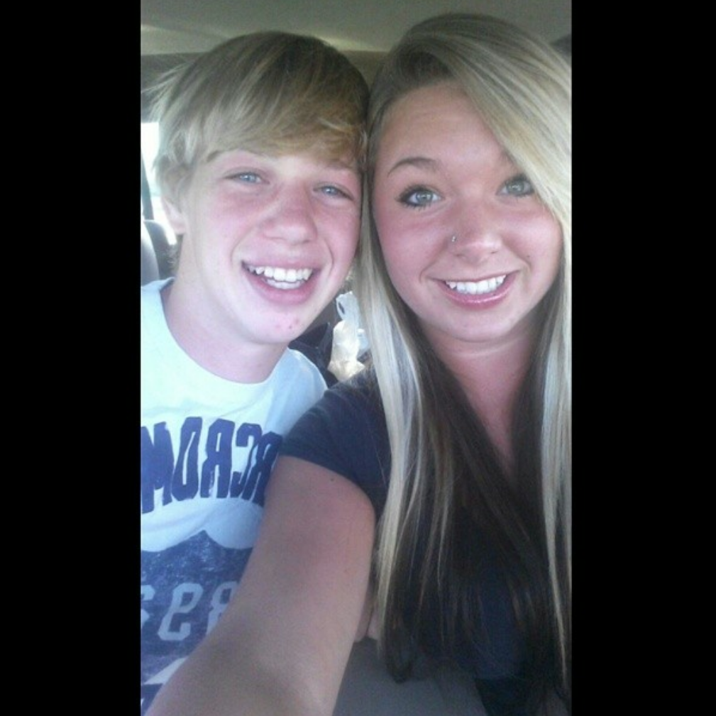 One of our first pictures taken together. Summer 2013