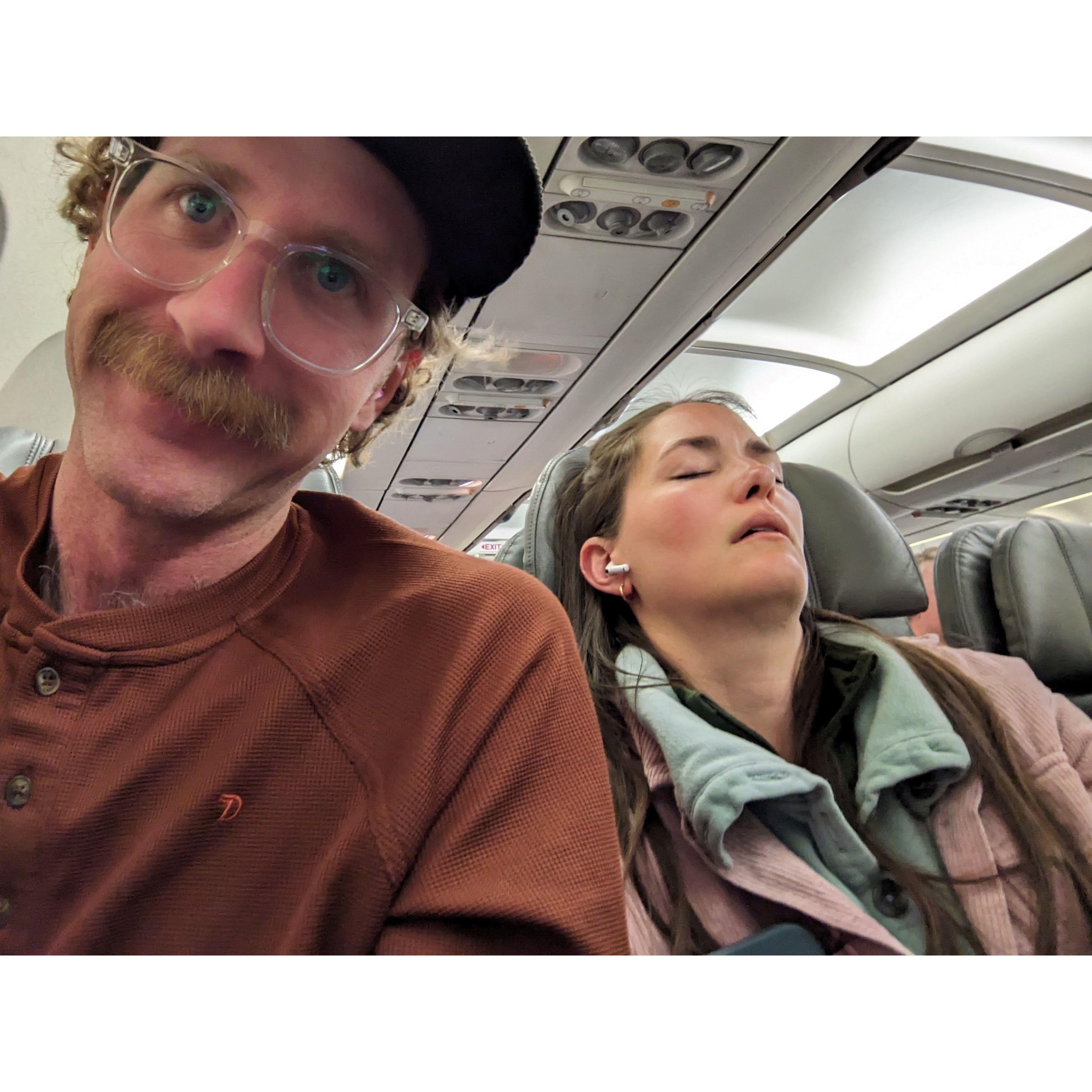 Did Eliza even sleep unless Drew gets a photo of it?