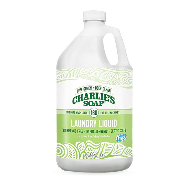 Charlie’s Soap Laundry Liquid (160 Loads, 1 Pack) Natural Deep Cleaning Hypoallergenic Laundry Detergent – Safe, Effective and Non-Toxic