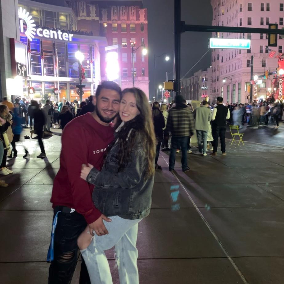 New Year's together. It was about to be 2022.