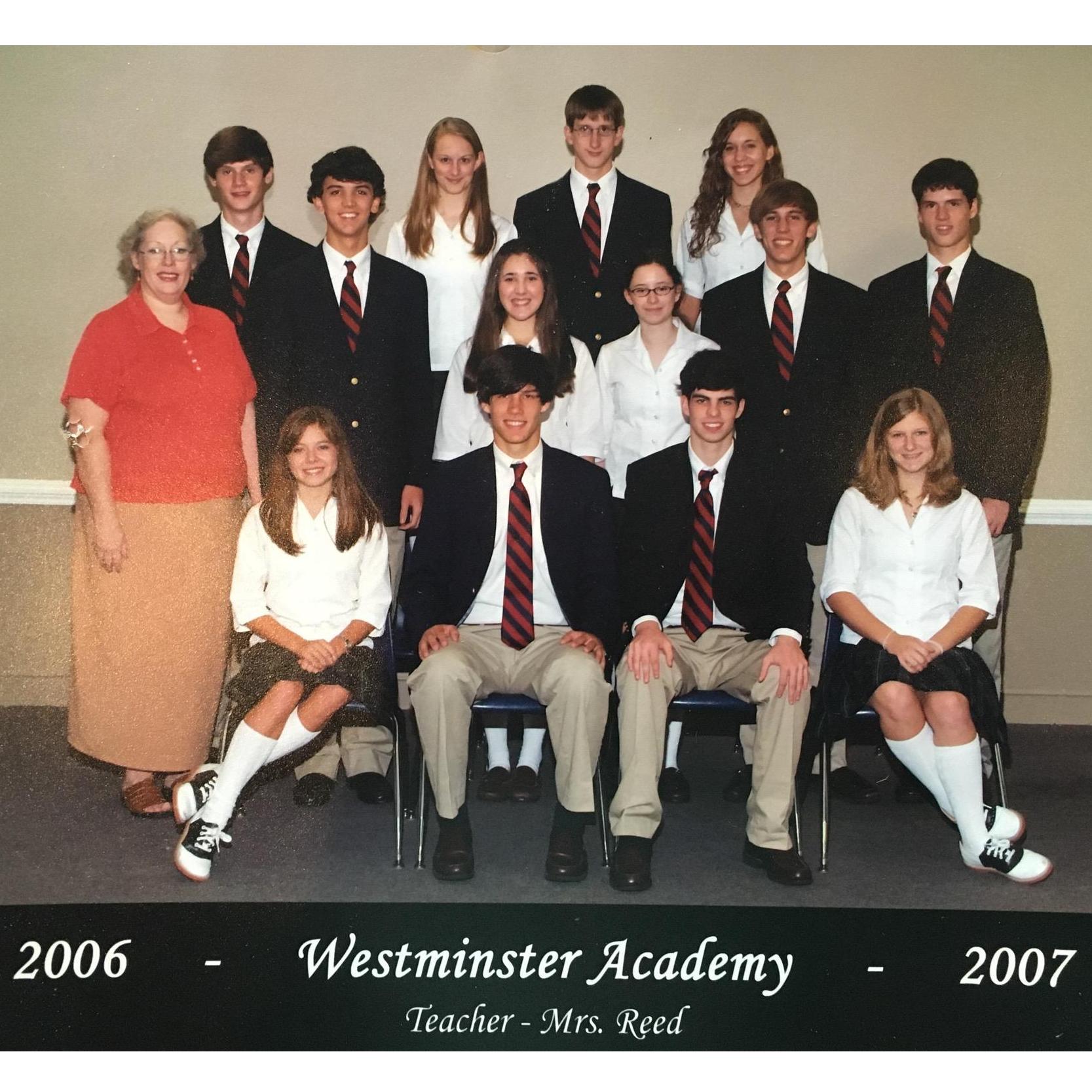 OK. So, apparently, after 4 years of knowing one another we could at least acquiesce to being placed next to one another in a school photo. ;-)