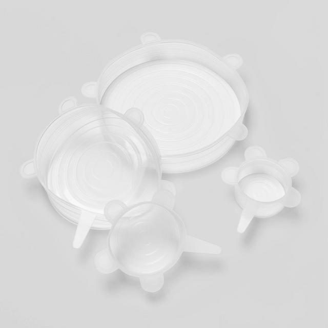 Keep Fresh Set of 4 Veggie/Fruit Covers Clear - Room Essentials™