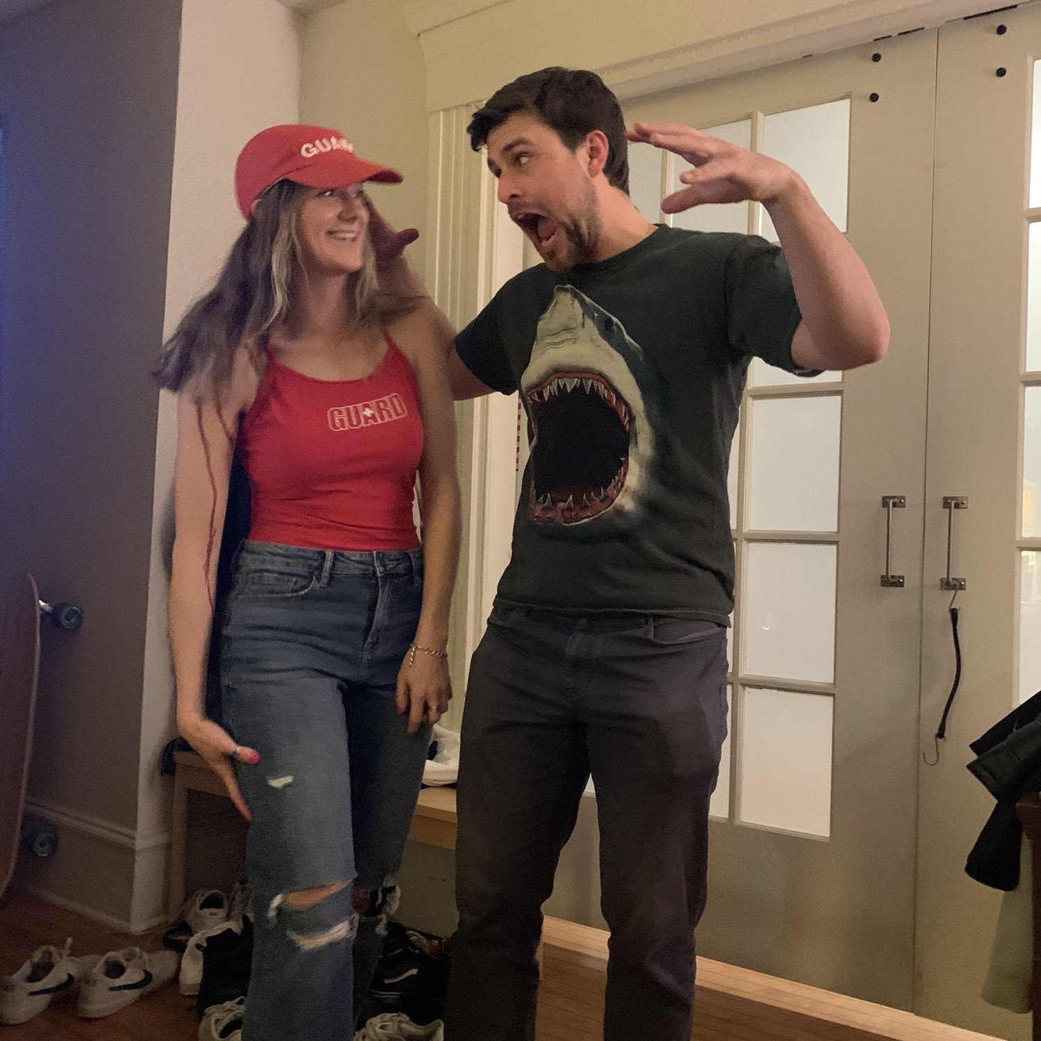 Couples costumes usually hit or miss. Clearly we were a hit.