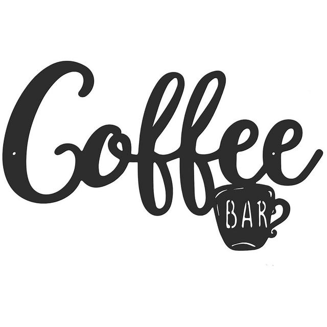 Metal Hanging Coffee Bar Wall Sign Pot Head Hanging Sign But First Coffee Metal Sign Coffee Station Letter Sign Coffee Word Art Farmhouse Kitchen Wall Decor (Simple Style)