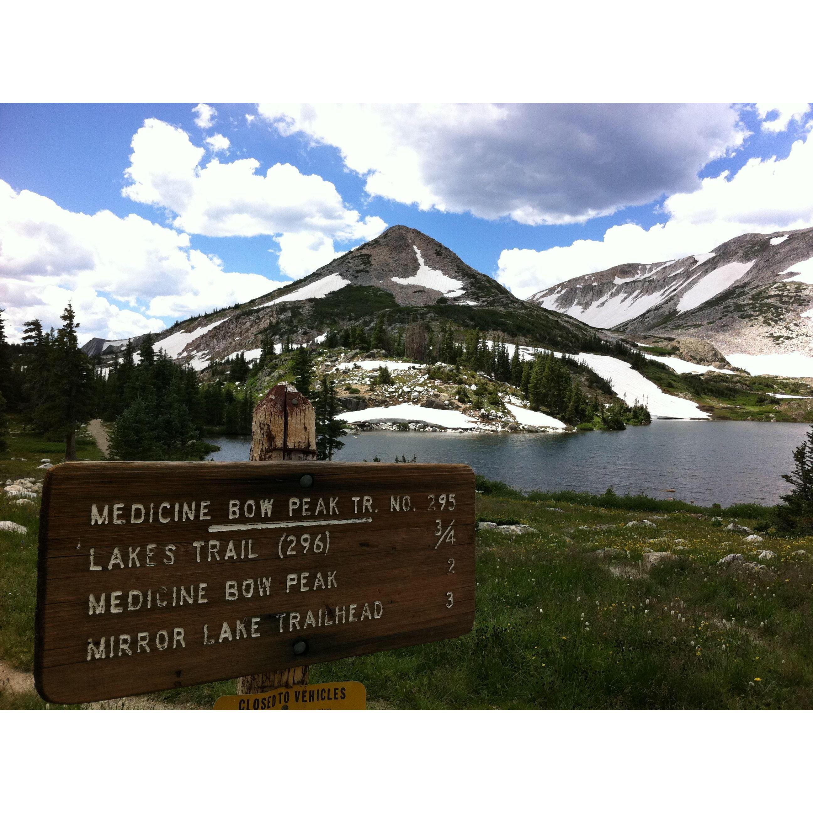 Medicine Bow, mountain area where the wedding ceremony will be held.