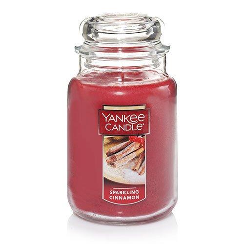 Yankee Candle Company - Yankee Candle Large Jar Candle, Sparkling Cinnamon