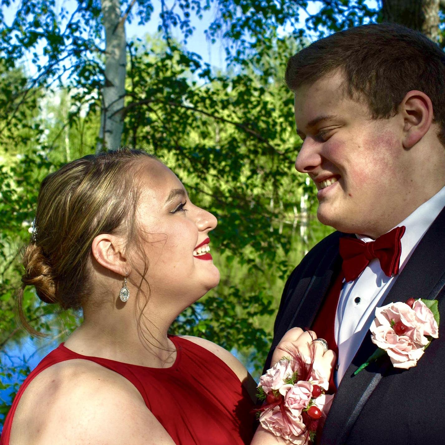 Megan's senior prom, 2017