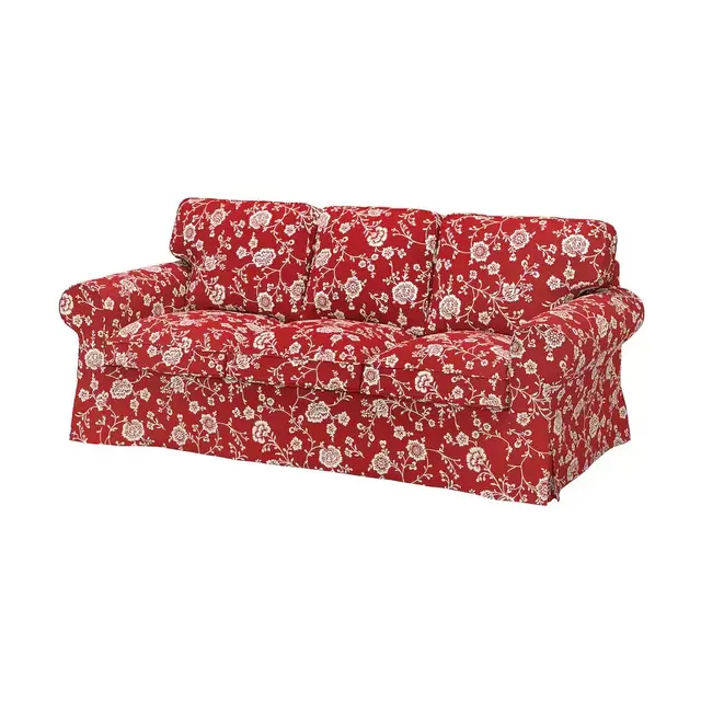 UPPLAND Cover for sofa, Virestad red/white