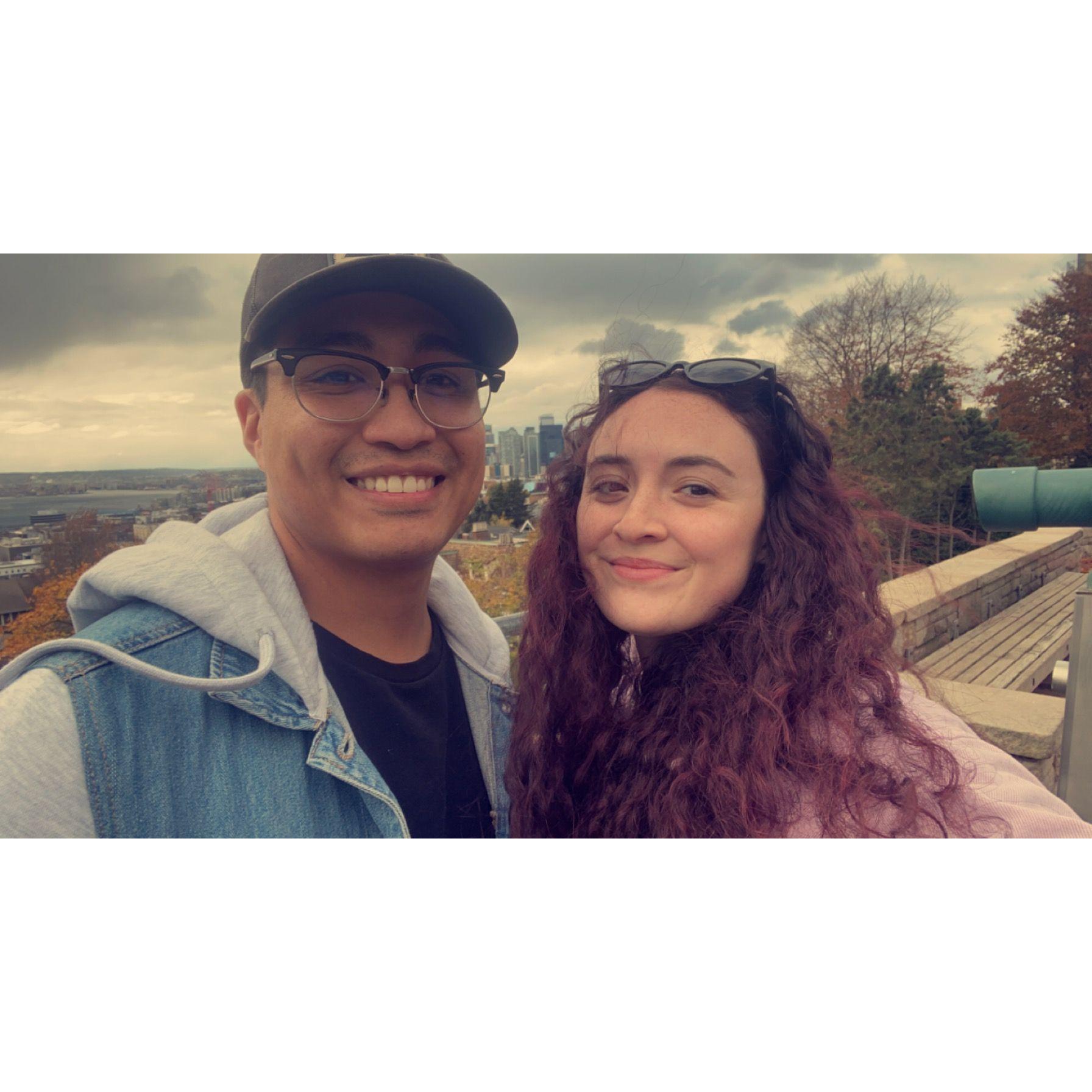 Our first time meeting each other in person :) We were so nervous haha