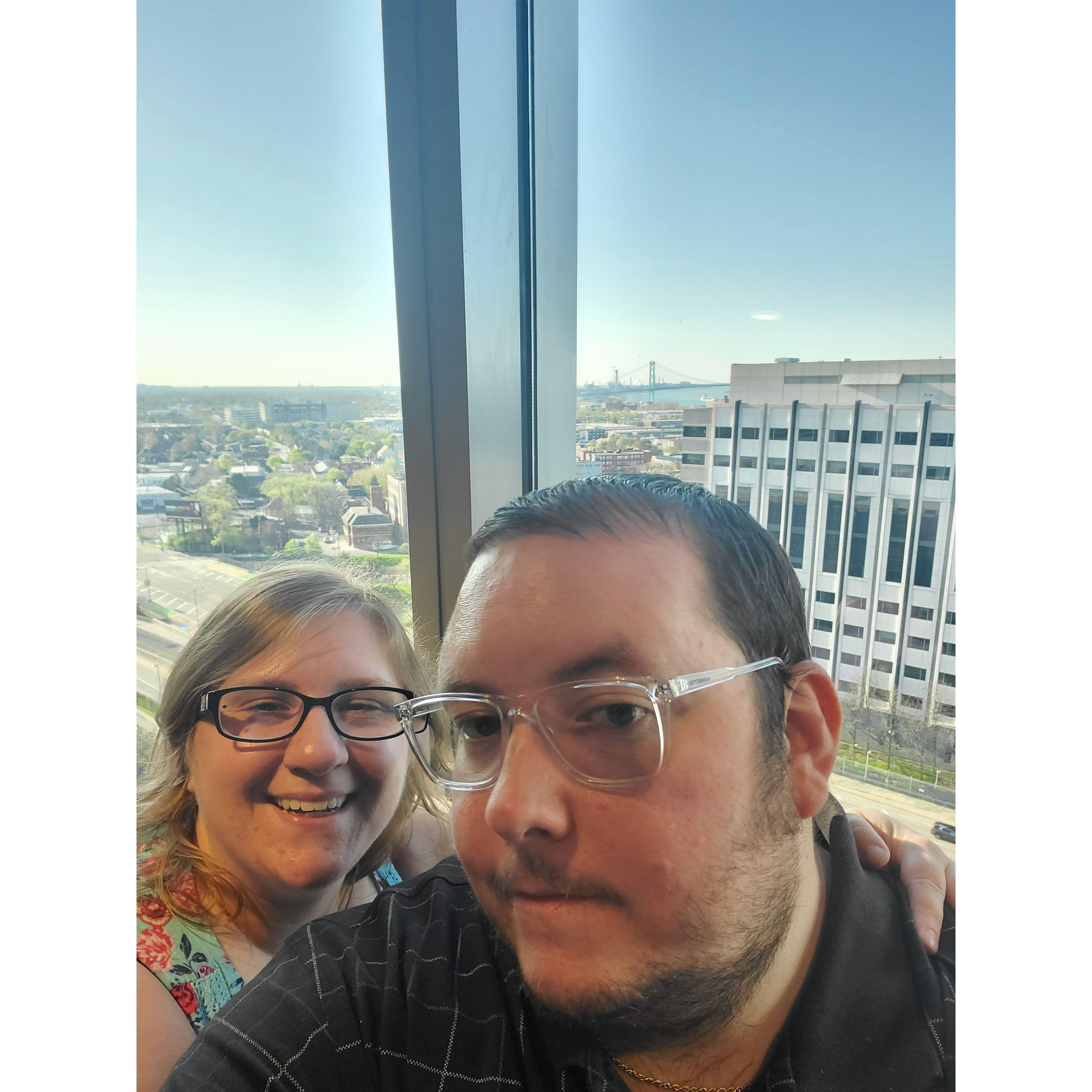 Staying at MGM Grand Detroit for 3rd dating anniversary!