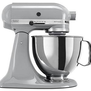 KitchenAid KSM150PSMC Artisan Series 5-Qt. Stand Mixer with Pouring Shield - Metallic Chrome