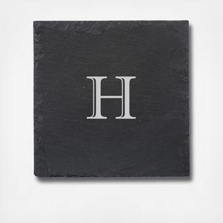 Monogram Light Grey Slate Cutting and Serving Board