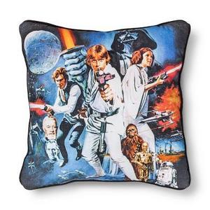 Disney - Star Wars® Cast Blue Throw Pillow (15"x15")