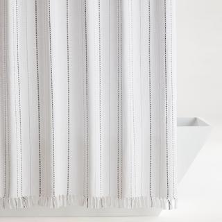 Maurit Shower Curtain with Fringe