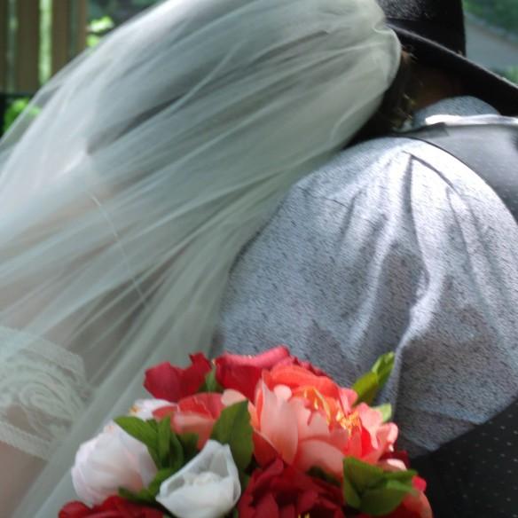 A snap of a quiet minute after the reception.