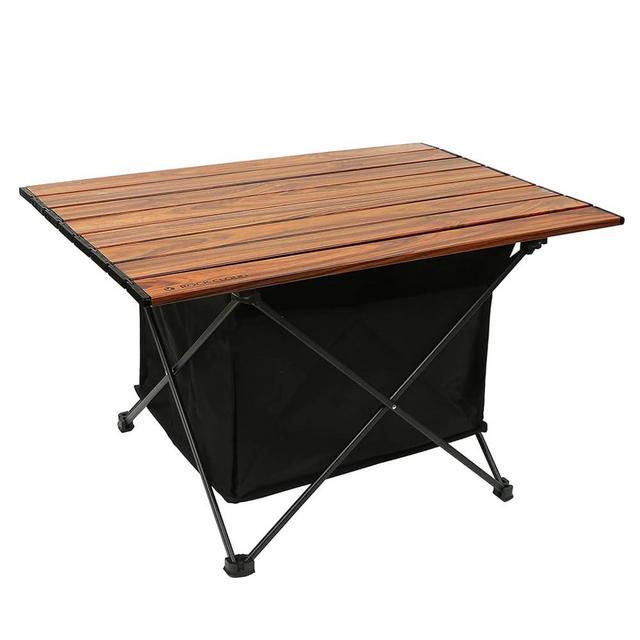ROCK CLOUD Portable Camping Table Ultralight Aluminum Camp Table with Storage Bag Folding Beach Table for Camping Hiking Backpacking Outdoor Picnic
