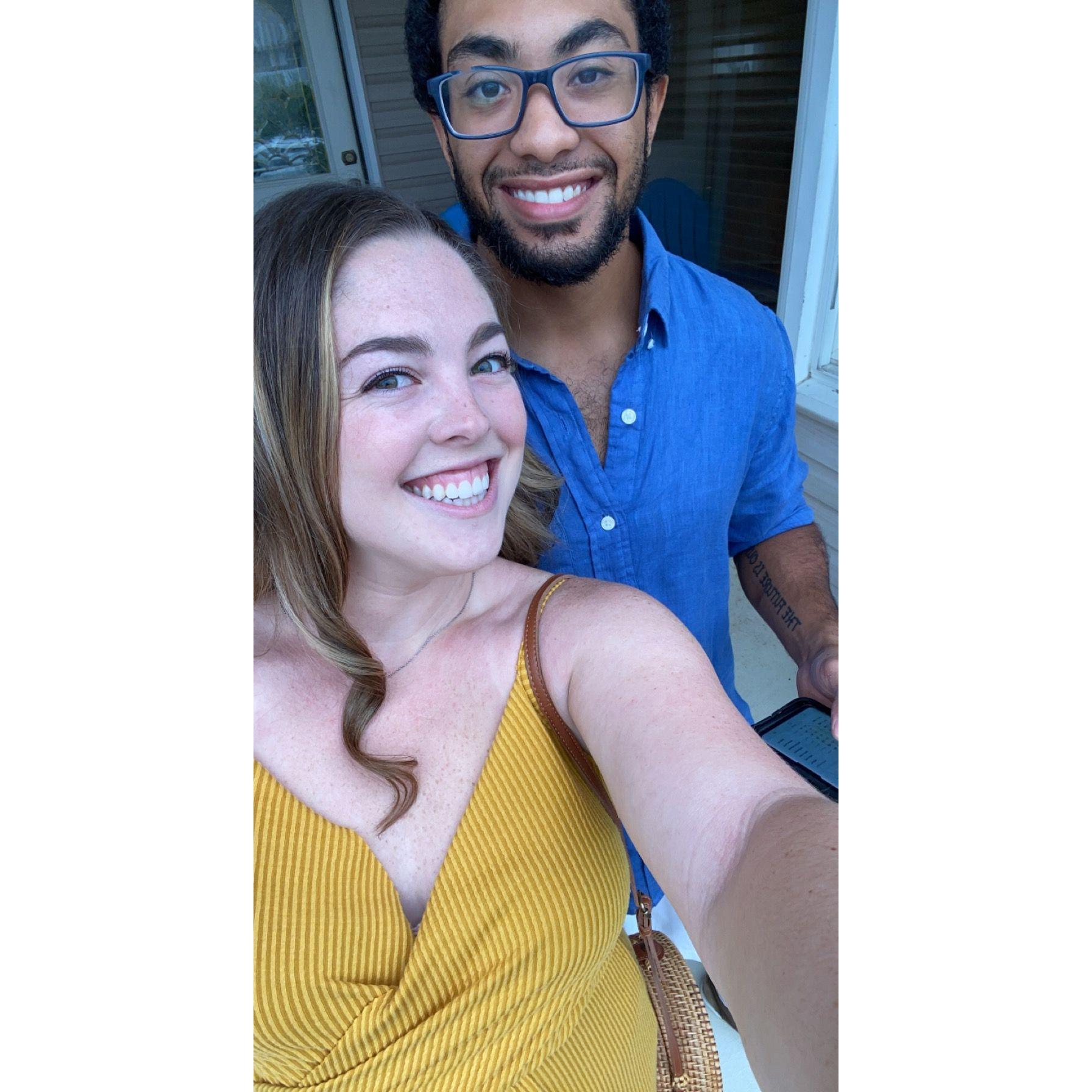 August 7, 2021: Celebrating one year of our relationship <3