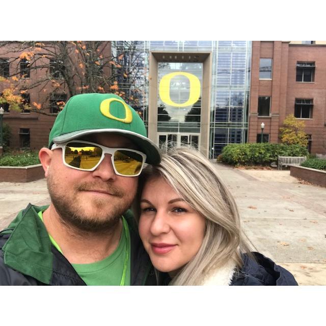 First trip to Eugene, Oregon.