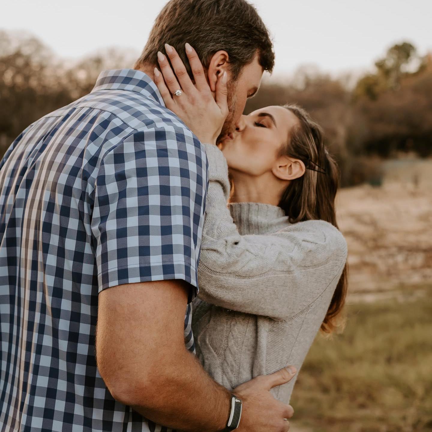 The day he popped the question!